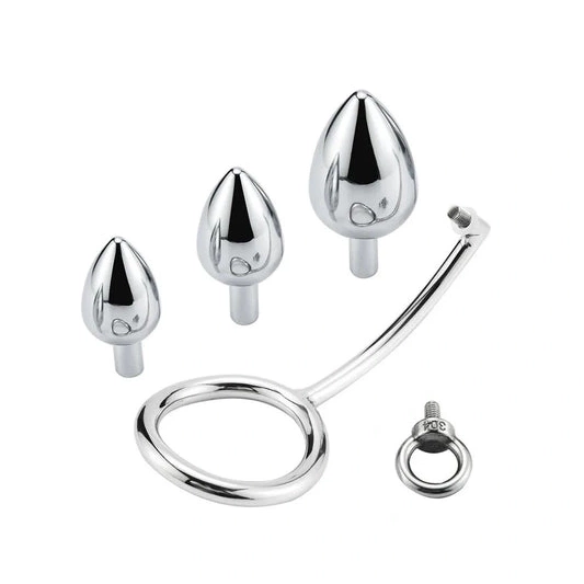Set Anal Ring DiscreetChoice Cock with 4663 Hook Steel Stainless 1205